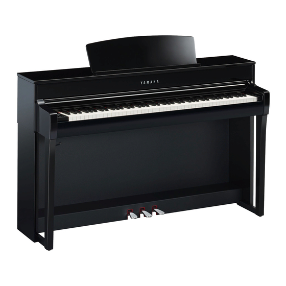 Yamaha Clavinova serie Bedienungsanleitung