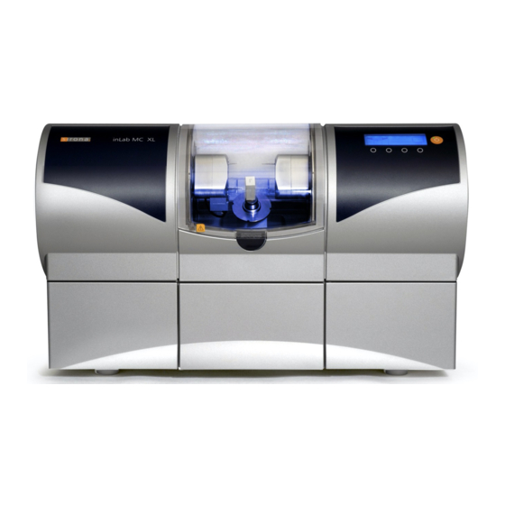 Sirona inLab MC XL Gebrauchsanweisung