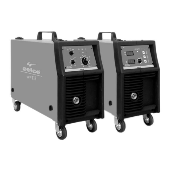 Selco WF 116 Betriebsanweisung