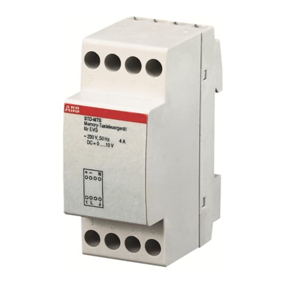ABB STD-MTS Betriebsanleitung