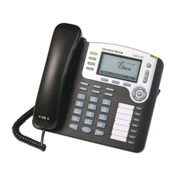 Grandstream GXP2100 Schnellstartanleitung