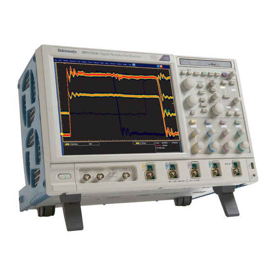 Tektronix DSA70000/B serie Schnellstart-Benutzerhandbuch