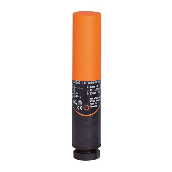 IFM Electronic efector 100 IAE Montageanleitung
