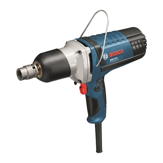 Bosch GDS 18 E Professional Originalbetriebsanleitung