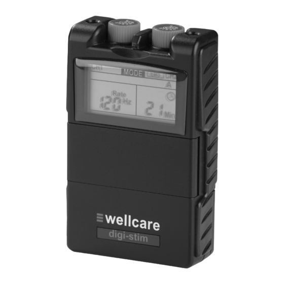 Sanowell Wellcare digi-stim Gebrauchsanweisung