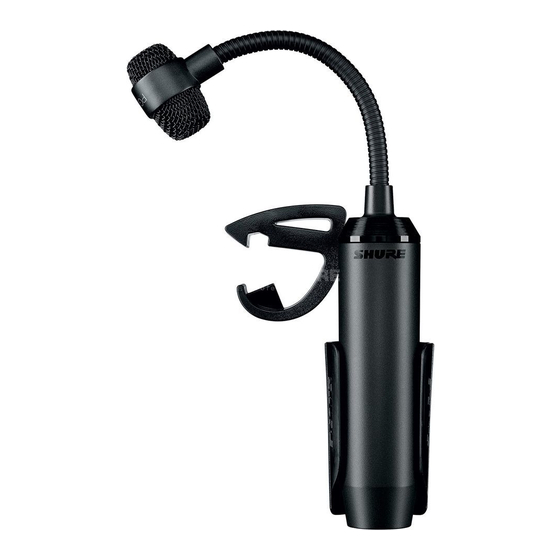 Shure PGA98D Kurzanleitung