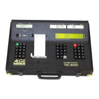 ALGE-Timing TdC 8000 plus Bedienungsanleitung
