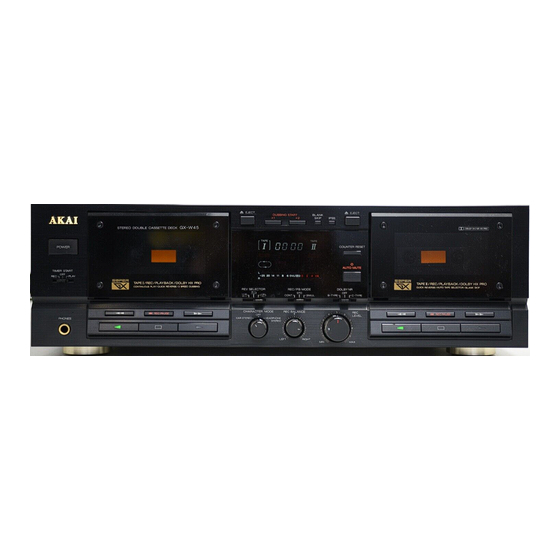Akai GX-W45 Bedienungsanleitung