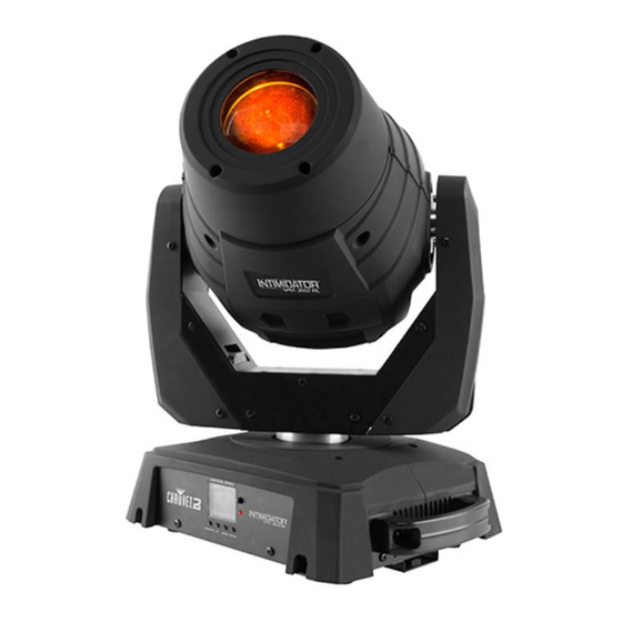 Chauvet Intimidator Spot 355Z IRC Schnellanleitung