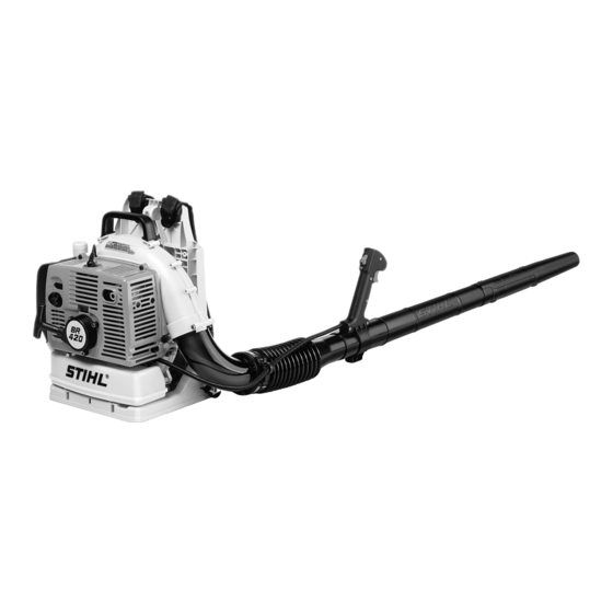 Stihl BR 420 Gebrauchsanleitung