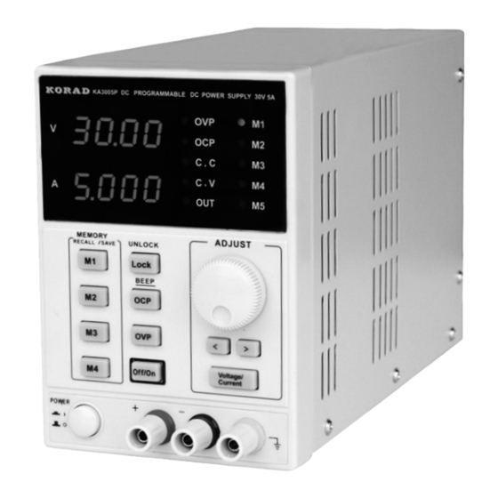Reichelt KA3005D Bedienungsanleitung
