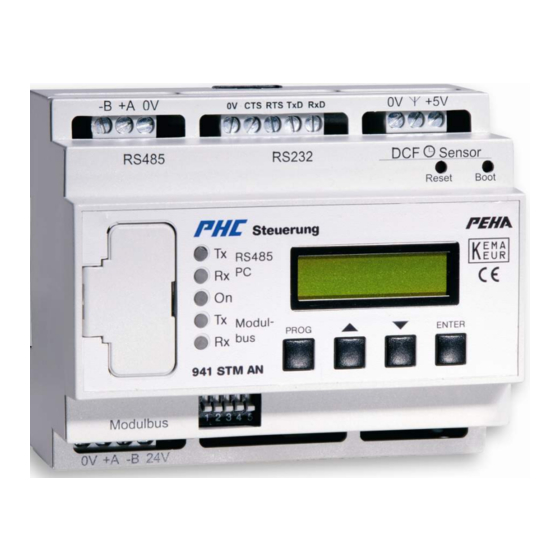 PEHA 941 STM AN Installations- Und Bedienungsanleitung