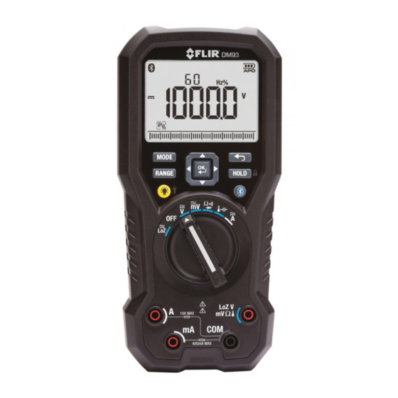 FLIR DM93 Benutzerhandbuch