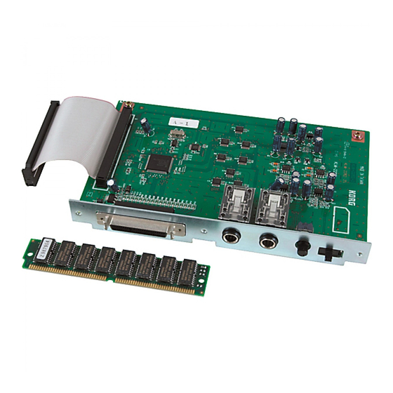 Korg EXB-SMPL Bedienungsanleitung