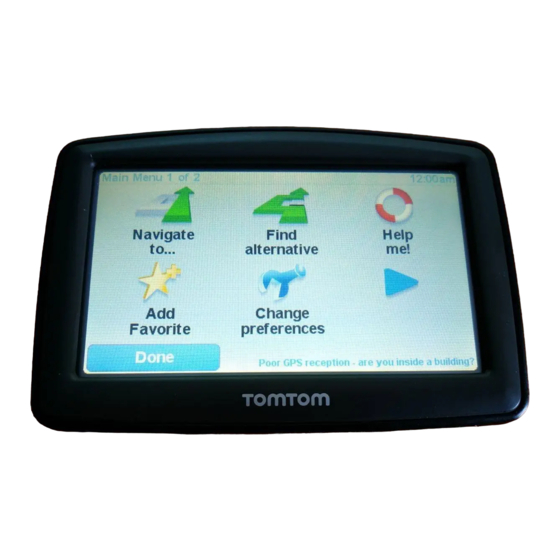 TomTom XL Handbuch