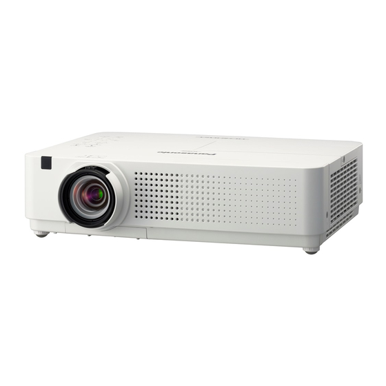 Panasonic PT-VX400 Bedienungsanleitung