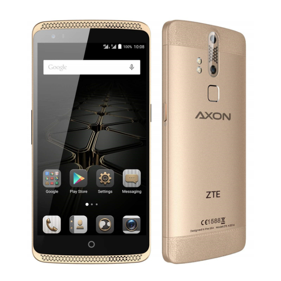 ZTE Axon Kurzanleitung