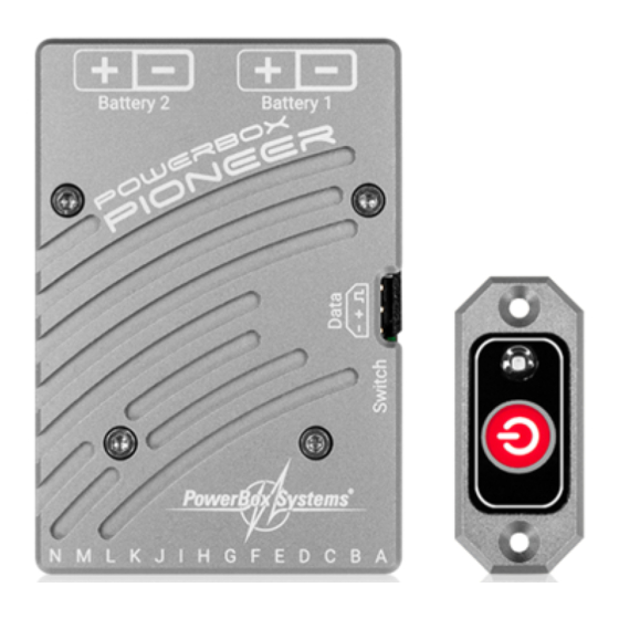 PowerBox Systems Pioneer Bedienungsanleitung