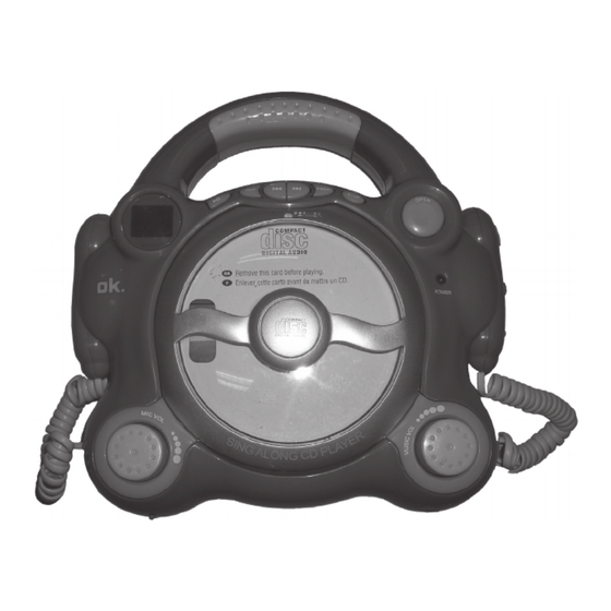 OK. OPC 210CD Gebrauchsanweisung