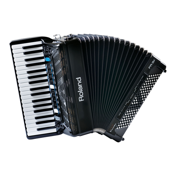 Roland FR-3x Bedienungsanleitung