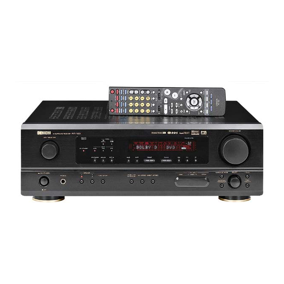 Denon AVR-1603 Bedienungsanleitung