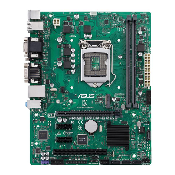 Asus PRIME H310M-C R2.0 Schnellstarthilfe