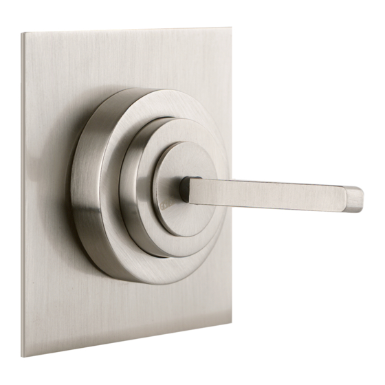 Gessi RETTANGOLO XL 26206 Bedienungsanleitung