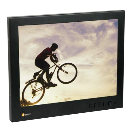 Eneo VMC-8.4LCD-CM Montage- Und Betriebsanleitung