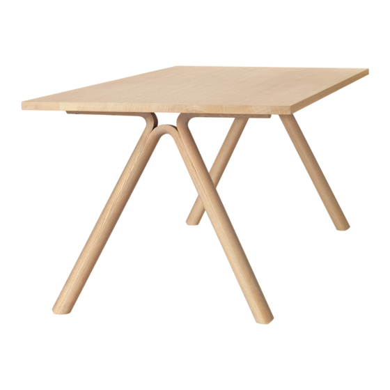 muuto SPLIT TABLE Bedienungsanleitung