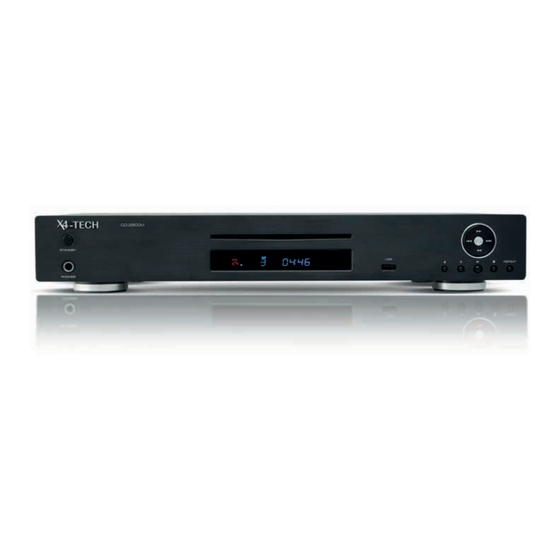 X4-TECH CD-2500M Bedienungsanleitung