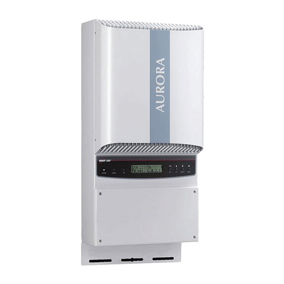 Power One Aurora PVI-3.8-I-OUTD Installationshandbuch