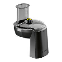 Bosch VeggieLove MUZS68VL Gebrauchsanleitung