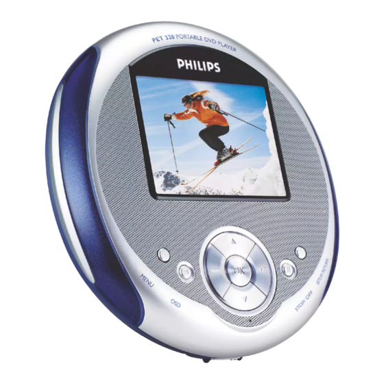 Philips PET320 Bedienungsanleitung