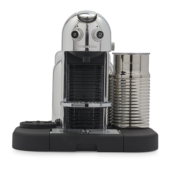Nespresso my machine Gran Maestria Handbuch