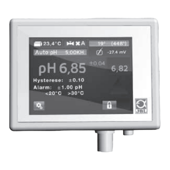 JBL PROFLORA pH ControlTouch Gebrauchsanweisung