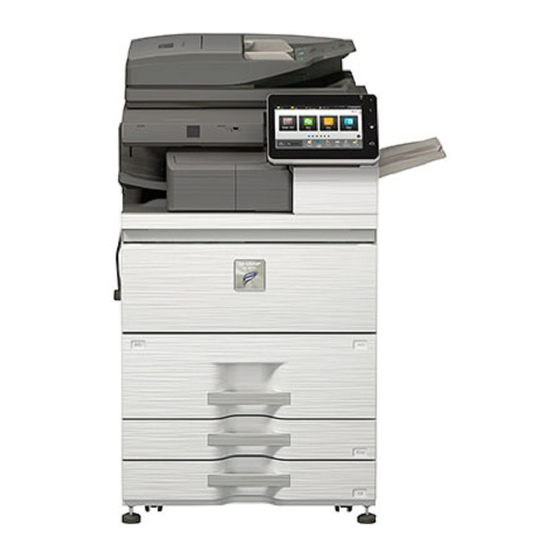 Sharp MX-M6570 Kurzanleitung