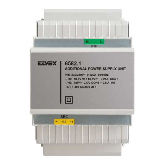 Vimar Elvox 6582.1 Installationspläne