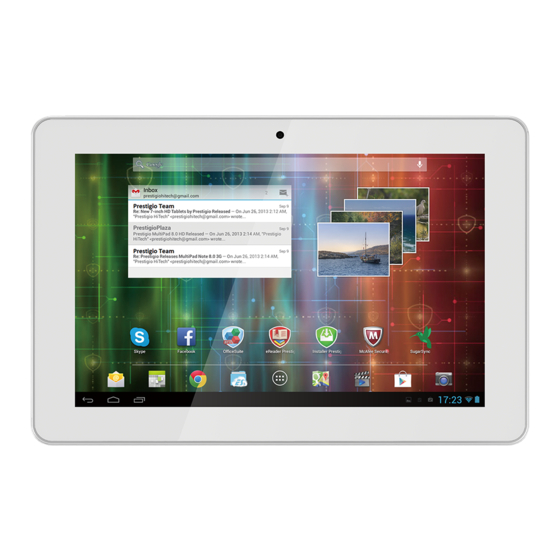 Prestigio Multipad 4 PMP5101C3G QUAD Handbücher