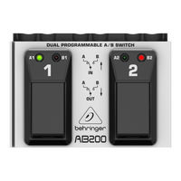 Behringer DUAL A/B Switch AB200 Handbuch