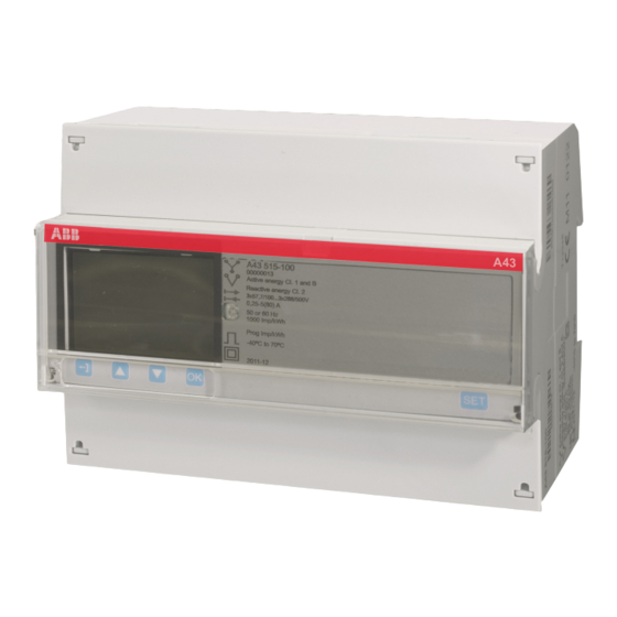 ABB A43 Installationshandbuch