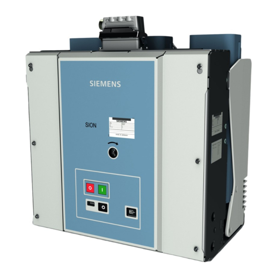 Siemens SION Serie Betriebsanleitung