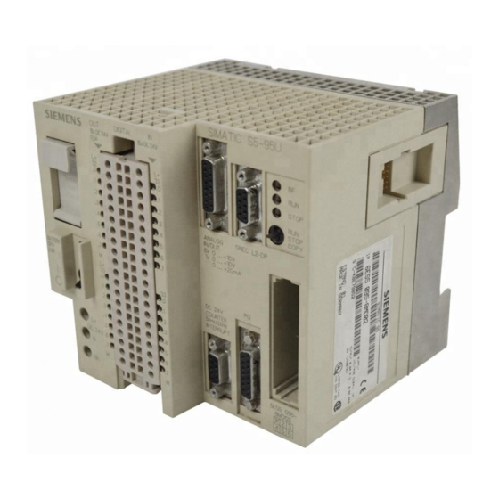 Siemens SIMATIC S5 Betriebsanleitung