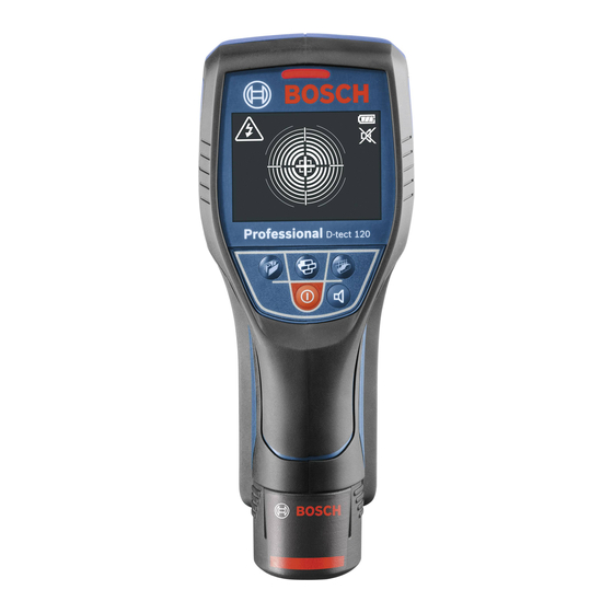 Bosch D-tect 120 Professional Originalbetriebsanleitung