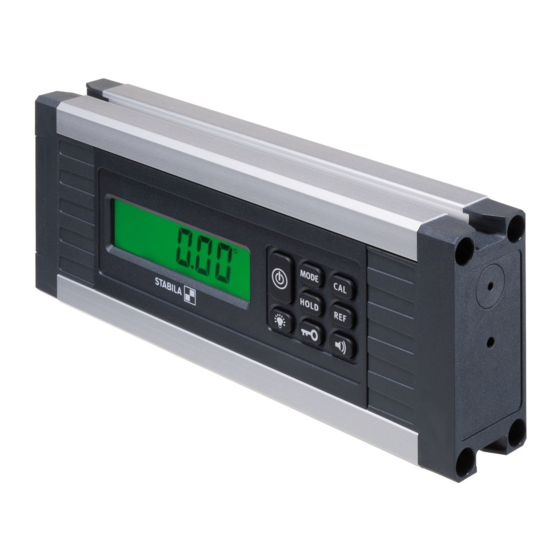 Stabila TECH 500 DP Bedienungsanleitung