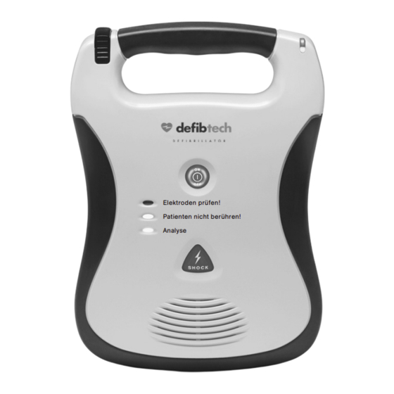 Defibtech DDU-100 Bedienungsanleitung