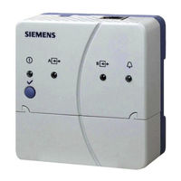 Siemens OZW672 serie Inbetriebnahmeanleitung