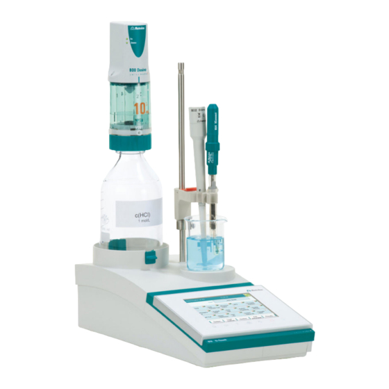 Metrohm 916 Ti-Touch Handbuch