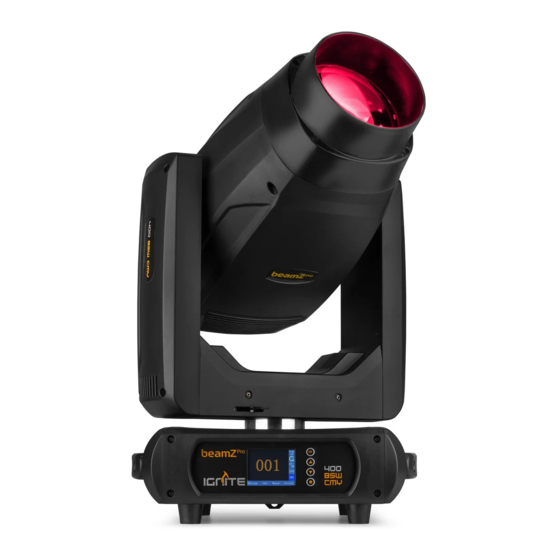 Beamz Pro Ignite 400 Bedienungsanleitung
