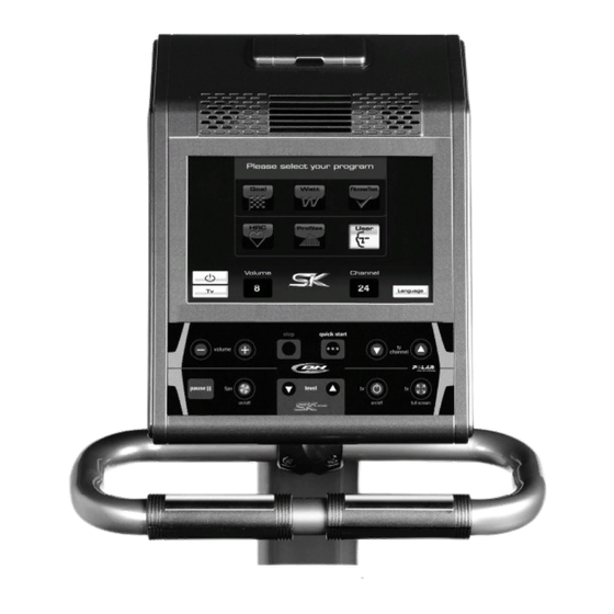 BH FITNESS SK line H800Tv Benutzerhandbuch