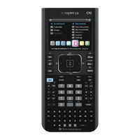 Texas Instruments TI-Nspire CX-C Handbuch
